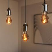 OSRAM hængelampe VINTAGE 1906 BOBBIN, grå, metal, Ø 10 cm