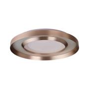 LED-loftlampe Onix, Ø 60 cm, rosaguld, metal