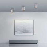 PURE LED-loftlampe til badeværelset Point, hvid, Ø 6 cm, metal, IP44