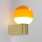 MARSET LED-væglampe Dipping Light A1, orange/guld
