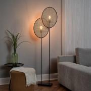 OSRAM gulvlampe Decor Rattan Dandelion, 2 lyskilder, beige, E27