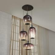 OSRAM Hængelampe Decor Needle Plate, grå, stål, 4 lyskilder, E27