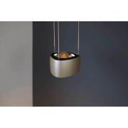 LOOM DESIGN LED-pendellampe Air, grå, aluminium, 13 cm