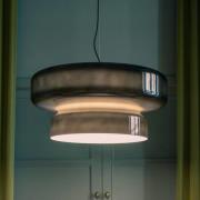 MARSET LED-hængelampe Bohemia, Triac, røggrå