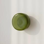 Væglampe BonBon, grøn, Ø 16 cm, glas