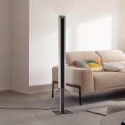 SCHÖNER WOHNEN LED-gulvlampe Lena, jern, sort, dæmper