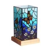 LED-bordlampe Art Light Sommerfugl, akryl, farverig