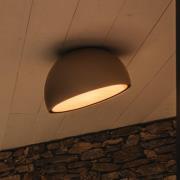 Vibia Duo 4876 skrå LED-loftlampe, cremefarvet