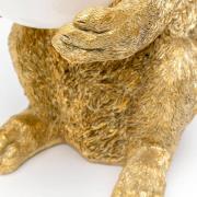KARE bordlampe Sweet Rabbit, guldfarvet, 15 cm høj, E27