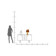 KARE bordlampe Animal Hedgehog Family, guld/brun, E27