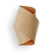 LZF væglampe Orbit, bøgefarvet, bredde 19 cm, træ