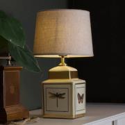 PR Home bordlampe Lucca, sand, højde 45 cm, keramik