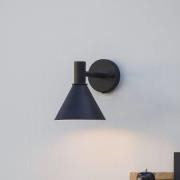 PR Home udendørs væglampe Minitripp, sort, IP44, metal