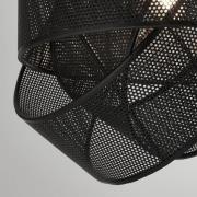 Pendellampe Mizio, sort, metal, Ø 28 cm, E27