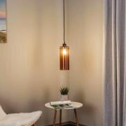 Hængelampe Soda glascylinder rav Ø 12 cm