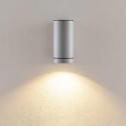 Udendørs væglampe ShoreLine Pro Round, lysegrå, GU10