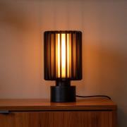 Bordlampe Lambres, sort, højde 27 cm, metal