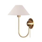 Globen Lighting væglampe IRIS, creme, højde 32 cm