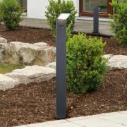 LED-sensor-sti-lampe PEARL højde 100 cm antracit metal IP54