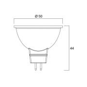 LED-pære SUPERIA RETRO GU5.3 MR16 6,1W 840 621lm dæmpbar
