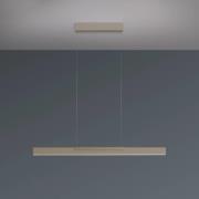 Bopp LED-hængelampe Nano 2.0, længde 100 cm, taupe, metal