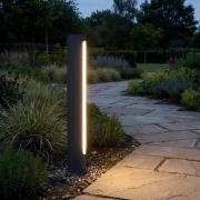 Lucande LED-gadelampe Celiora, 80 cm, antracit, 3.000 K