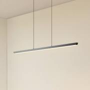 Lucande LED-hængelampe Solvar, 117 cm, sort, CCT, dæmpbar