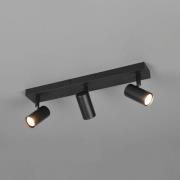 Spotlight Taryn, sort mat, længde 45 cm, 3 lyskilder, GU10