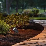 Spot med jordspyd 5118, sort, metal, Ø 5,7 cm, IP65, GU10