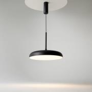 Maytoni LED-hængelampe Gerhard, Ø 40 cm, sort, metal