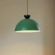 Pendellampe Lunaro, grøn, Ø 40 cm, metal