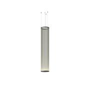 Vibia LED-hængelampe ARRAY grøn 193 x 37 cm cylinder 927 dæmpbar