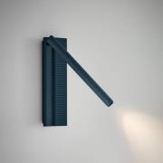 Bover LED-væglampe Arid A/02 gråblå, aluminium, 2.700 K