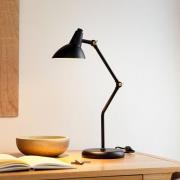 Dyberg Larsen bordlampe Vela, sort, højde 45 cm