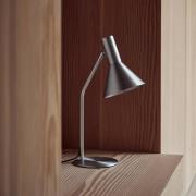 FRANDSEN bordlampe Lyss, aluminiumsfarvet, metal, 50 cm, E27