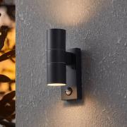 LED-væglampe Riga 5 antracit, 21 cm  Metal Sensor, 2 lyskilder.