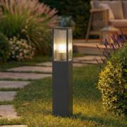 Lindby vejlampe Peldar, antracit/riflet, 80 cm