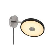 UMAGE LED-væglampe Asteria Short, sort, stål, stik