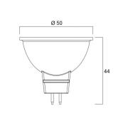 LED-pære SUPERIA RETRO GU5.3 MR16 4,6W 840 480lm 36°