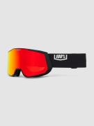 100Percent Snowcraft Xl Hiper Black/Red Briller sort