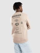 Quiksilver Surf The Earth Crew Sweater brun