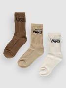 Vans Classic Crew (6.5-10) 3Pk Strømper mønster