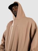 Ninth Hall Oversized Logo Hættetrøje brun