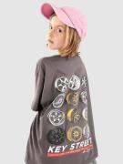 Key Street Wheels Kids T-shirt grå