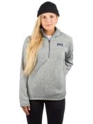 Patagonia Better Sweater 1/4 Half-Zip Fleecepullover grå