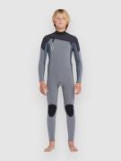 Volcom 3/2mm Chest Zip L/S Full Kids Våddragt grå