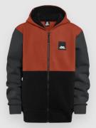 Horsefeathers Jordan II Kids Hættetrøje med lynlås rød