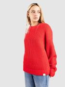 Iriedaily Hairiette Knit Pullover rød
