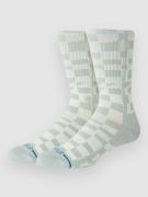 Stance Wave Check Crew Socks mønster