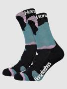 Horsefeathers Camo 8-10 Strømper blå